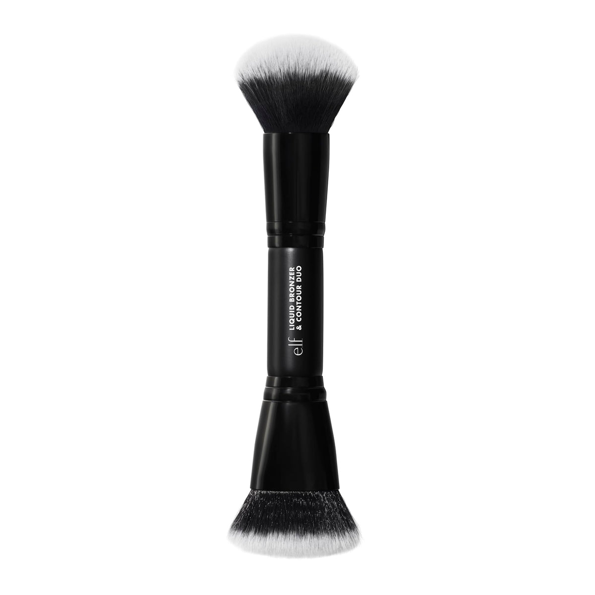 E.L.F. Liquid Bronzer & Contour Duo Brush - Vegan, Cruelty-Free, Dual-Ended, Synthetic Bristles