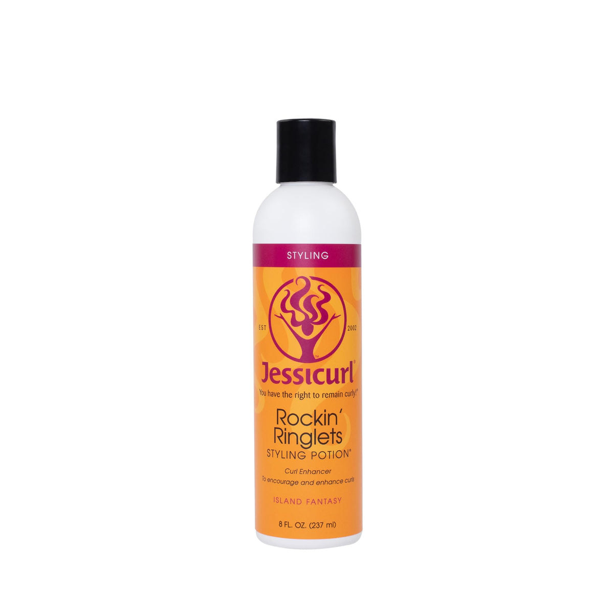 Jessicurl Rockin' Ringlets Styling Potion, 8 Fl Oz - Curl Enhancer & Frizz Control for Curly Hair