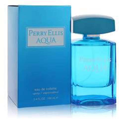 Perry Ellis Aqua Eau De Toilette For Men, 3.4 Fl Oz, Blue Fragrance