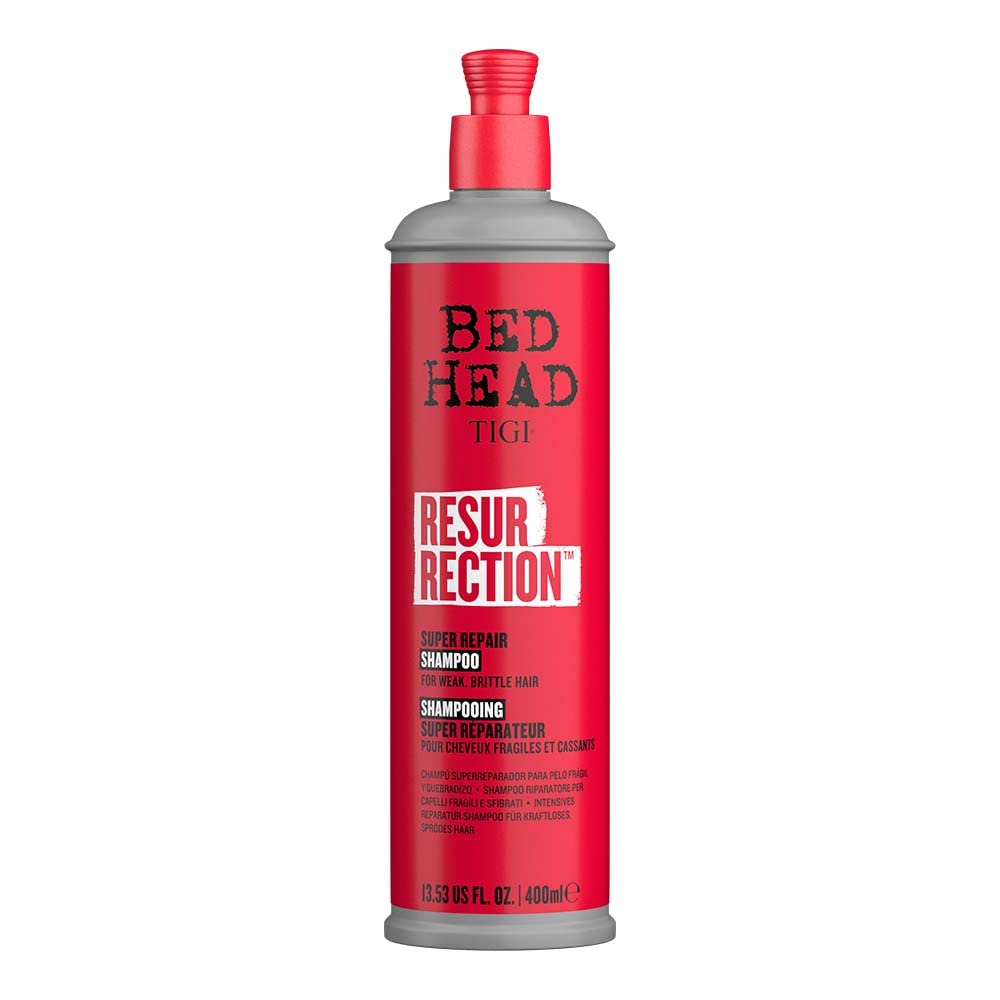 Tigi Bed Head Resurrection Shampoo For Damaged Hair, 13.53 Fl Oz - Repair & Revive