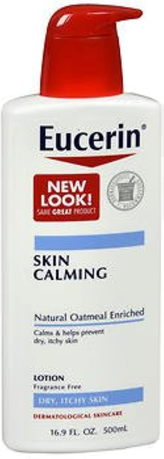 Eucerin Skin Calming Lotion, 16.9 Oz - Hydrating Relief For Sensitive Skin, Pack Of 2