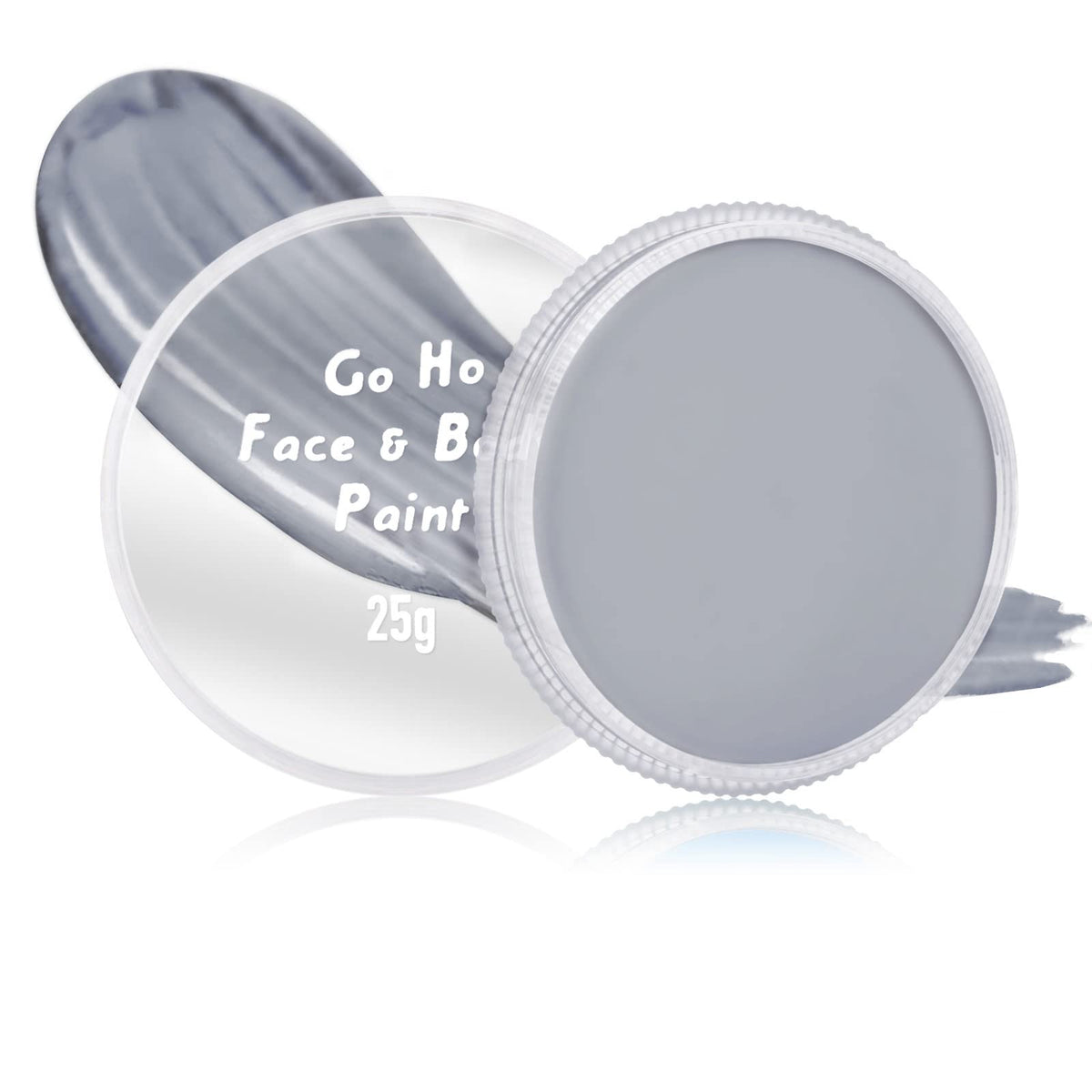 Go Ho Grey Face Paint - Washable Gel For Halloween, Cosplay, Zombie, Vampire Makeup - 25G