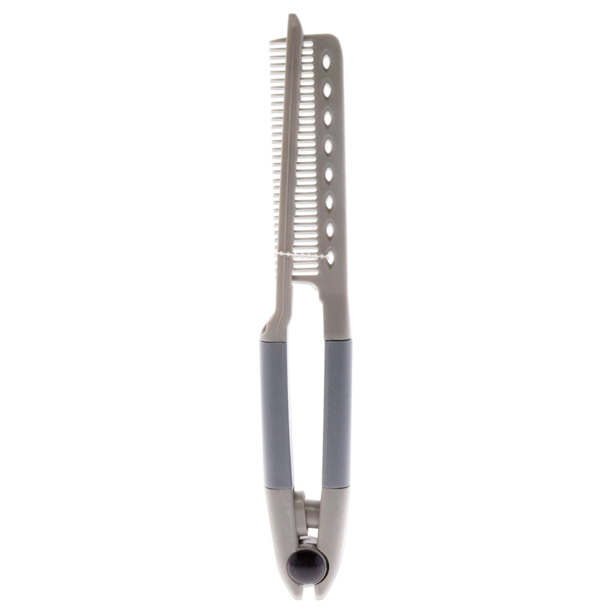 LIBERHAUS Grey Spring Grip Straightening Comb - 1 Count Plastic Hair Tool