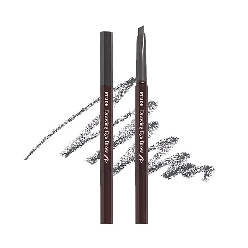 Etude Drawing Eye Brow #4 Dark Gray - Long Lasting Eyebrow Pencil For Natural Makeup