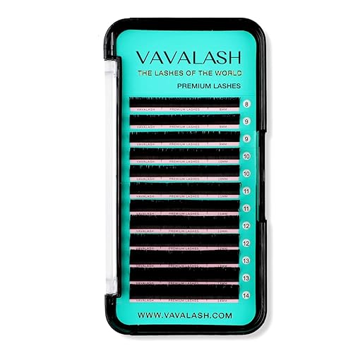 VAVALASH 0.05 DD Curl Eyelash Extensions 8-14mm - Premium Silk Volume & Classic Lashes