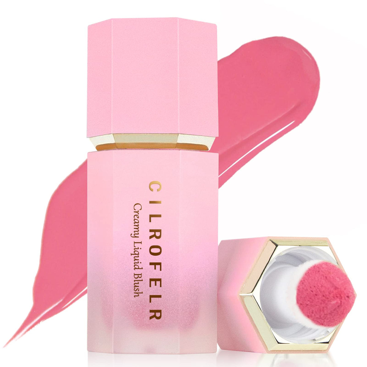 Cilrofelr Liquid Blush - 111 Alluring Neutral Pink, Dewy Finish, Long Lasting Creamy Makeup