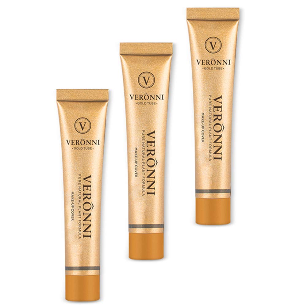 Veronni Waterproof Concealer Foundation Spf 30 - 1.1Oz/30G, Amazing Scar Makeup, Color 211