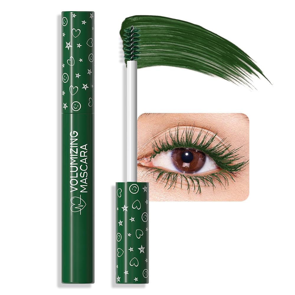 Amy'S Diary Green Lash Mascara - Waterproof, Voluminous, Vegan Eye Makeup, 0.71 Oz