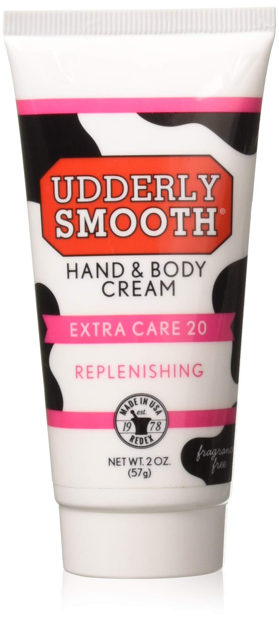 Udderly Smooth Extra Care Hand & Body Cream, 2 Oz (Pack Of 2) - Moisturizing Lotion