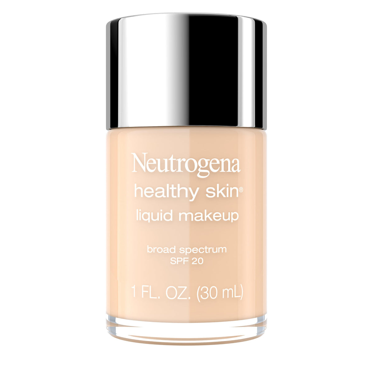 Neutrogena Healthy Skin Liquid Makeup Foundation Spf 20, 040 Nude, 1 Fl Oz, Flawless Coverage