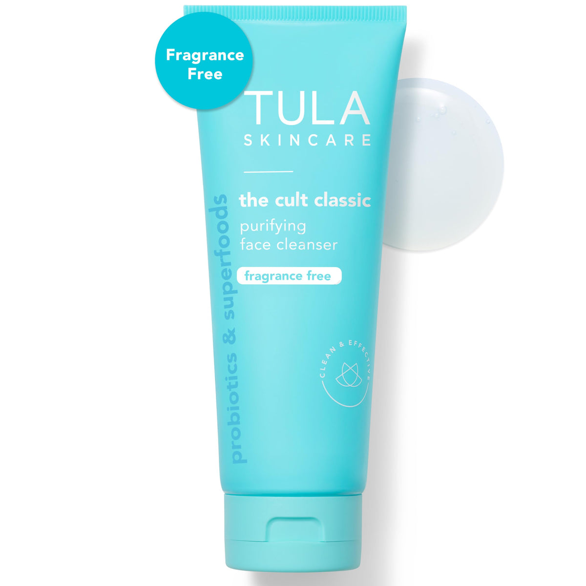 Tula Skin Care Cult Classic Face Cleanser, Fragrance-Free, 6.7 Fl Oz, Makeup Remover, Hydrating