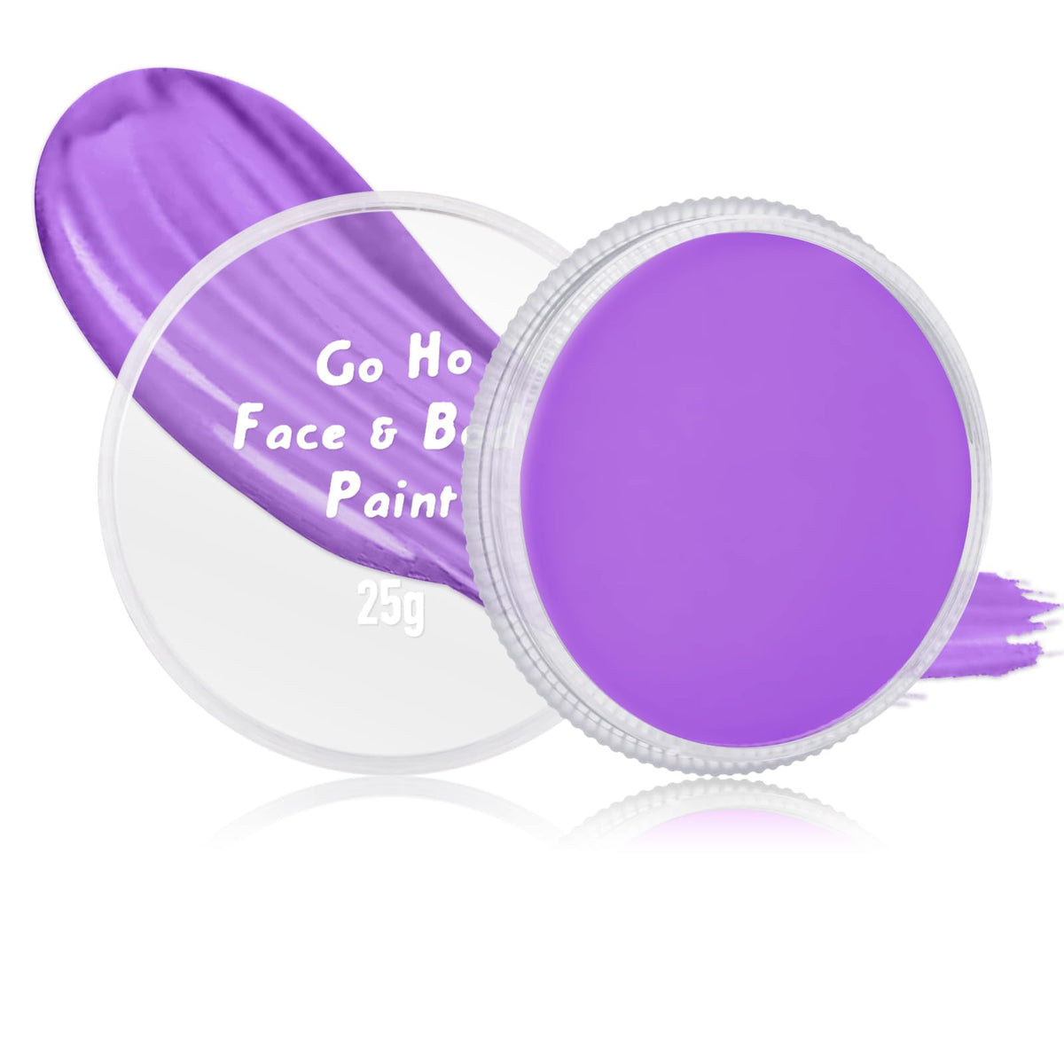 Go Ho Purple Face Paint - Washable Water-Based Gel For Halloween Makeup & Cosplay, 25G