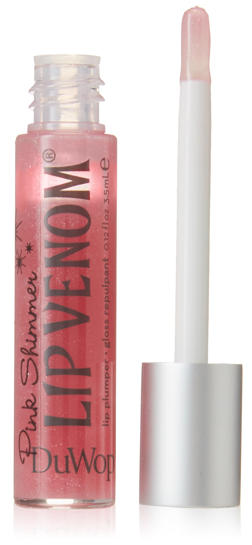 Duwop Lip Venom Lip Plumping Balm - Pink Shimmer, 0.12 Fl Oz, Enhances Lips