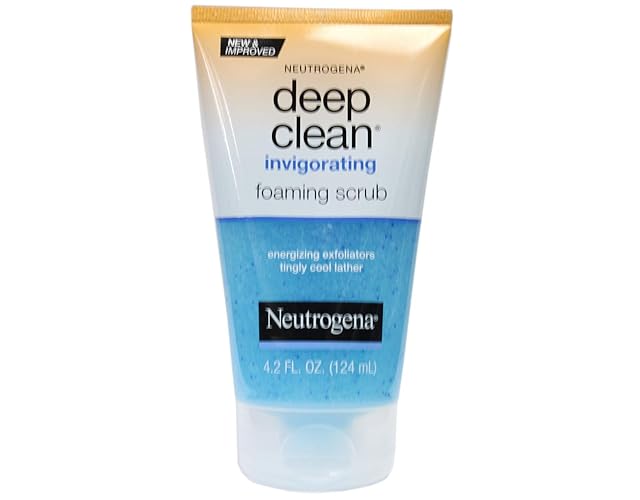 Neutrogena Deep Clean Invigorating Foaming Scrub, 4.2 Ounce (Pack Of 3)