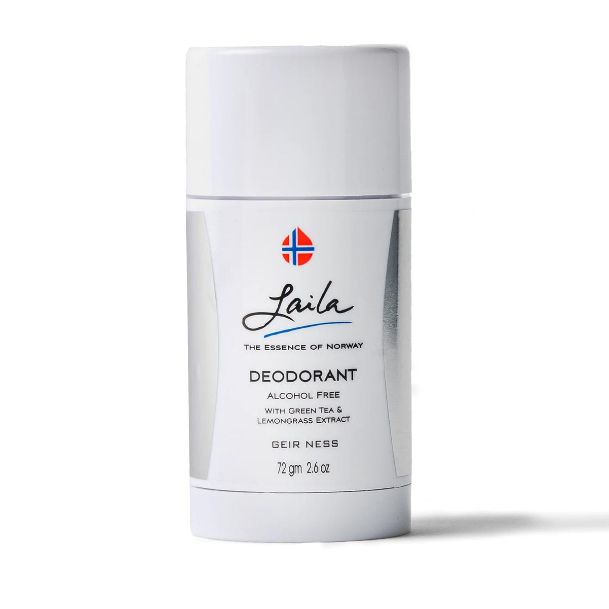 Geir Ness Laila Deodorant Stick - Alcohol & Aluminum Free, Green Tea & Lemongrass 2.6 Oz