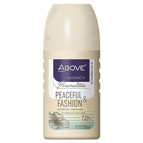 Above Peaceful Roll-On Deodorant For Women - 72-Hour Floral Protection, 1.7 Oz