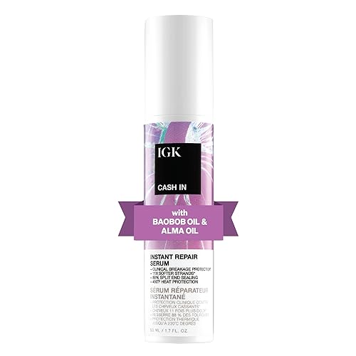 Igk Cash In Instant Repair Serum - 50 Ml | Restorative Hair Treatment, 1.7 Fl Oz