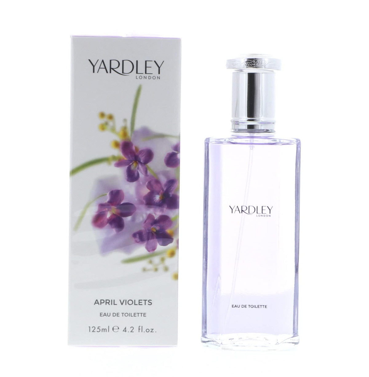 Yardley London April Violets Eau De Toilette Spray 125Ml - Fresh Floral Fragrance