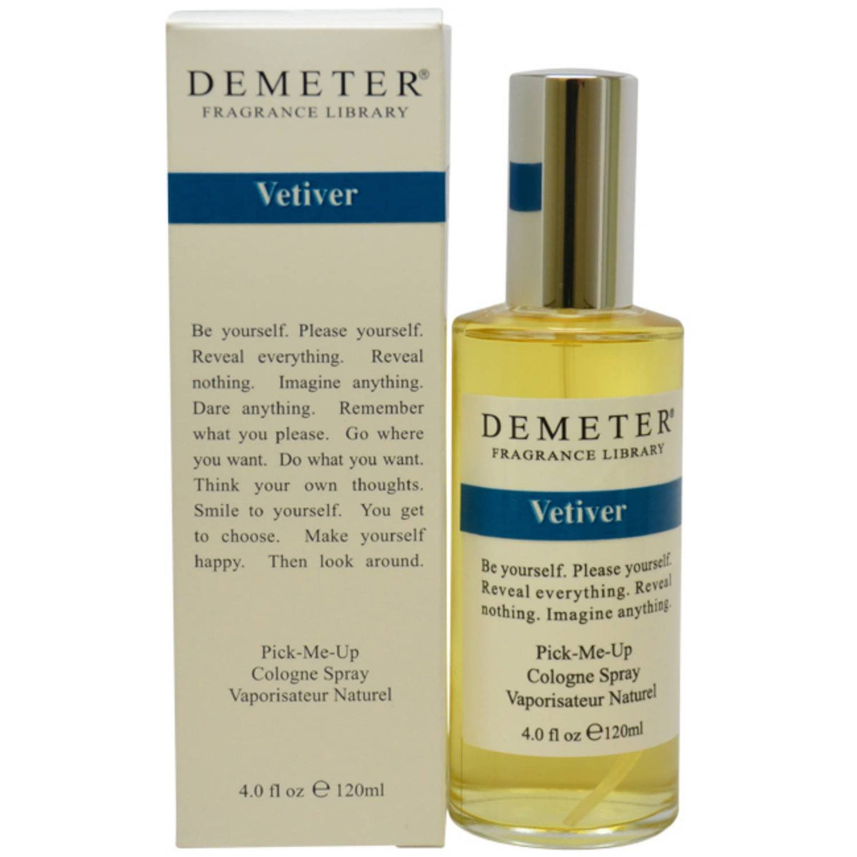 Demeter Vetiver cologne Spray for Women  4 Ounce