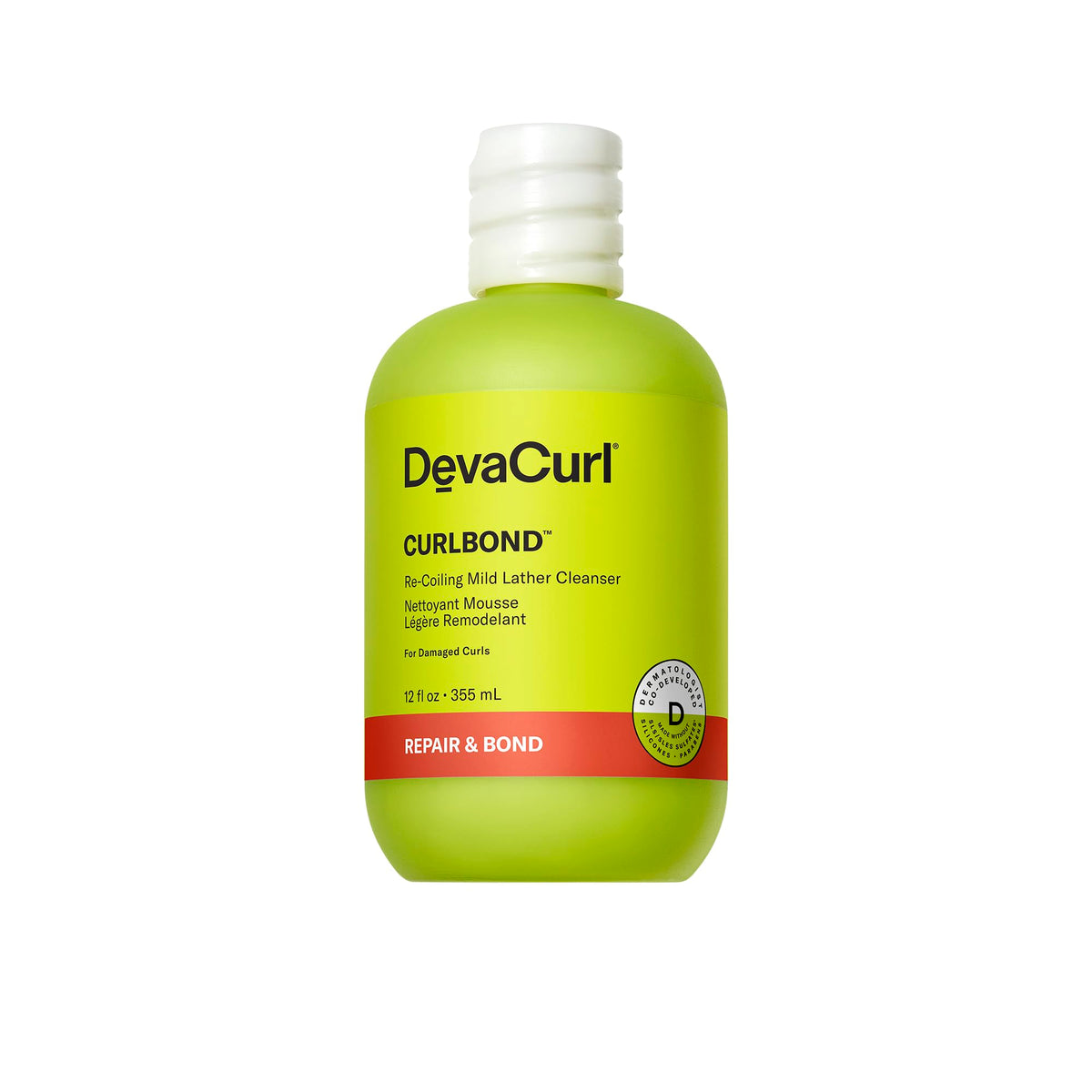 Devacurl Curlbond Mild Lather Cleanser, 12 Fl. Oz. - Cozy Getaway For Curly Hair Care