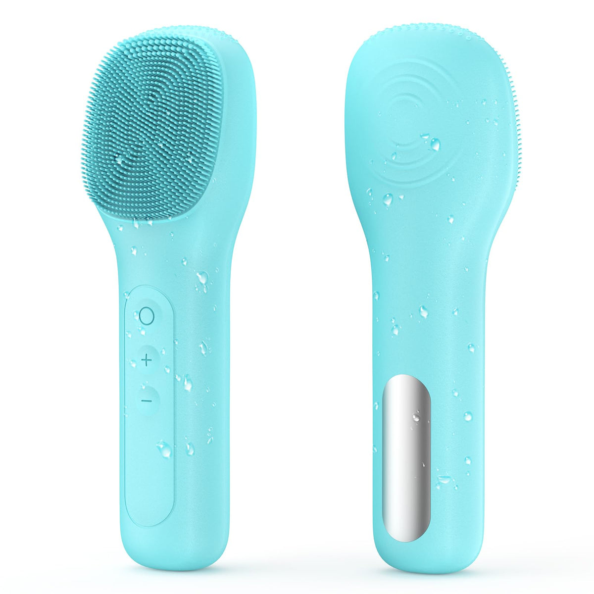 Notato Blue Facial Cleansing Brush - Portable, Waterproof, Rechargeable, Deep Cleaning For Men & Women