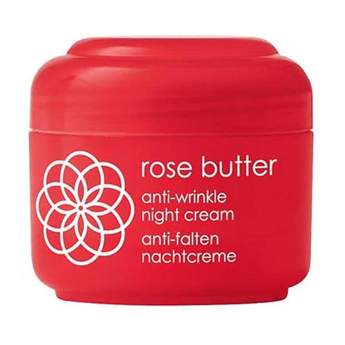 Ziaja Rose Butter Night Cream, 1.7 Fl Oz - Hydrating Moisturizer For Nighttime Skin Care