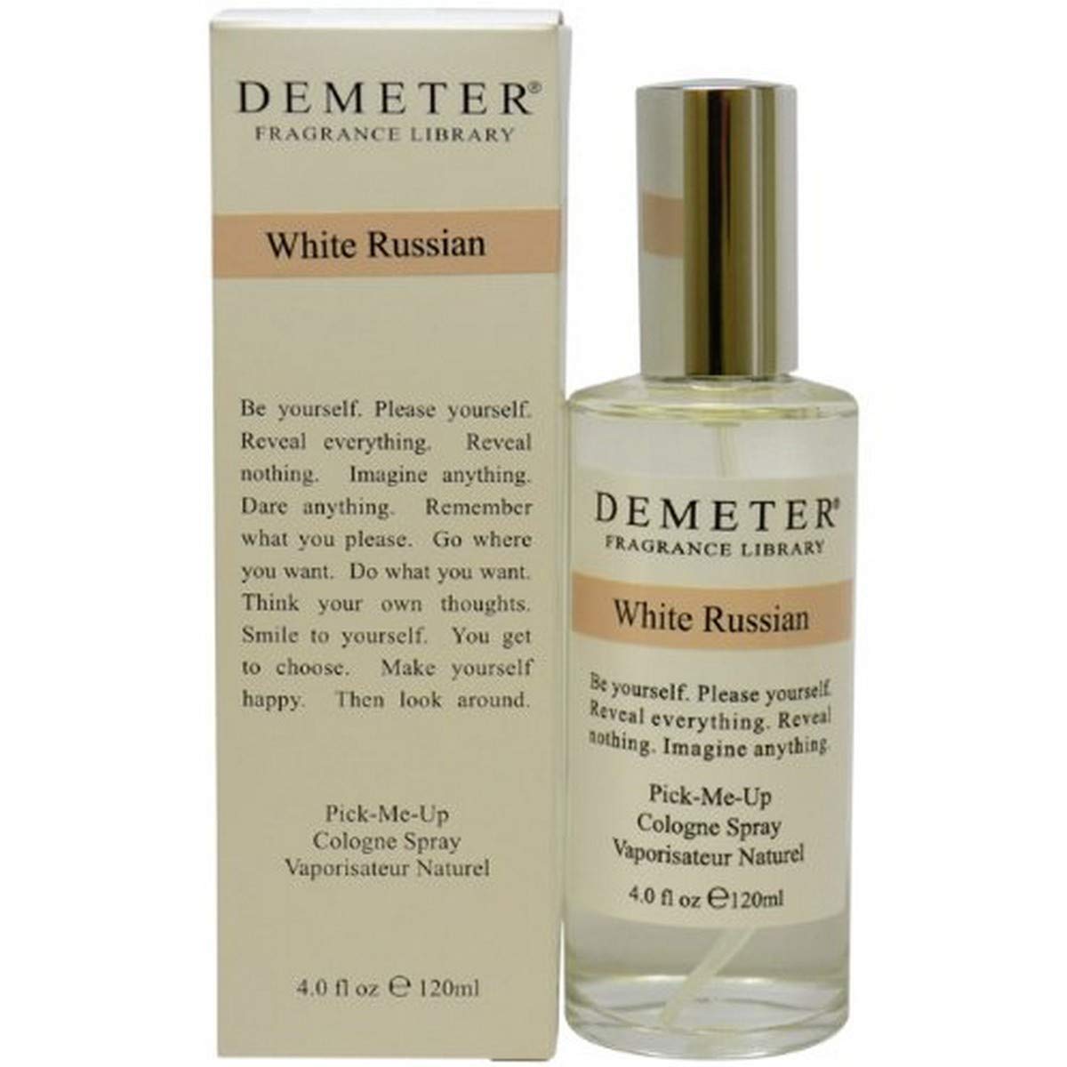 Demeter White Russian Cologne Spray for Women, 4 Ounce - Unique Fragrance, Perfect for Everyday Use