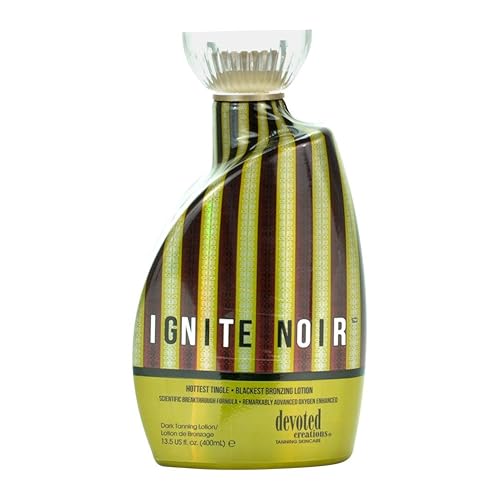 Devoted Creations Ignite Noir Hot Tingle Bronzer - 13.5 Oz For Flawless Tan & Glow