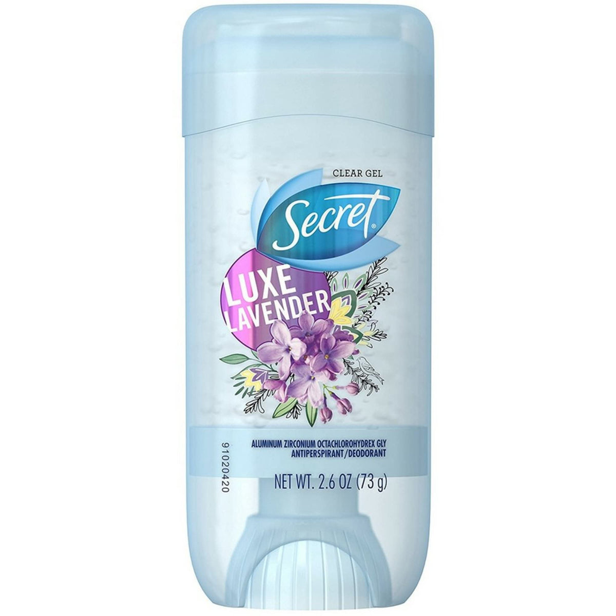 Secret Invisible Solid Deodorant Luxe Lavender 2.60 Oz | Pack Of 9 By Procter&Gamble Health