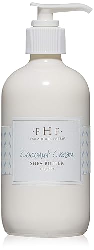 Farmhouse Fresh Coconut Cream Body Lotion, Shea Butter, 8 Fl Oz - Moisturizing Cream