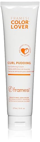 Framesi Color Lover Curl Pudding Cream - 6 Fl Oz, Defines Curls & Tames Frizz, Vegan