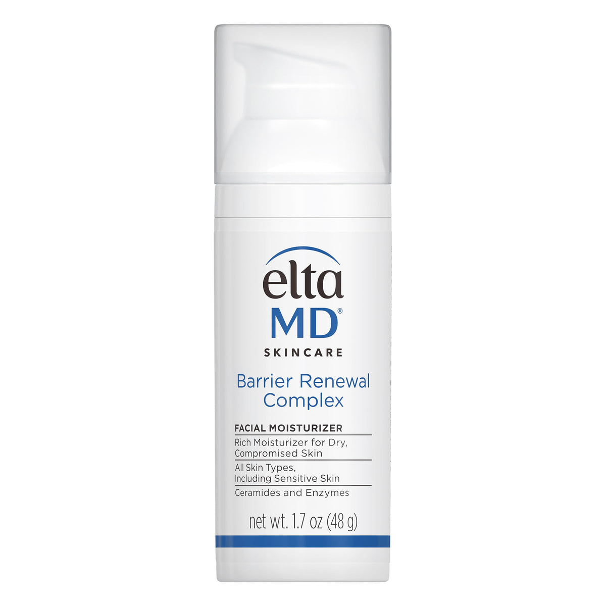 EltaMD Barrier Renewal Complex Face Moisturizer for Dry Skin  Sensitive Skin Moisturizer for Face  17 oz Pump