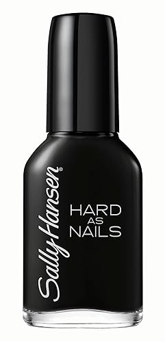 Sally Hansen Hard As Nails Color - Black Heart, 0.45 Fl Oz Nail Polish