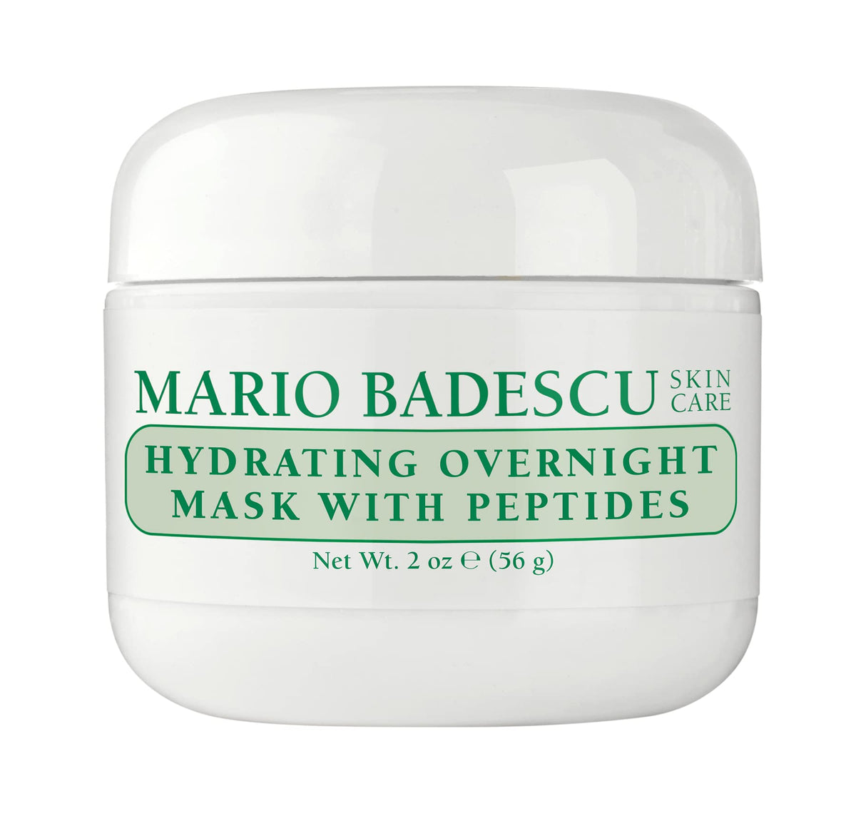 Mario Badescu Hydrating Overnight Mask With Peptides - Anti-Aging, 2 Oz