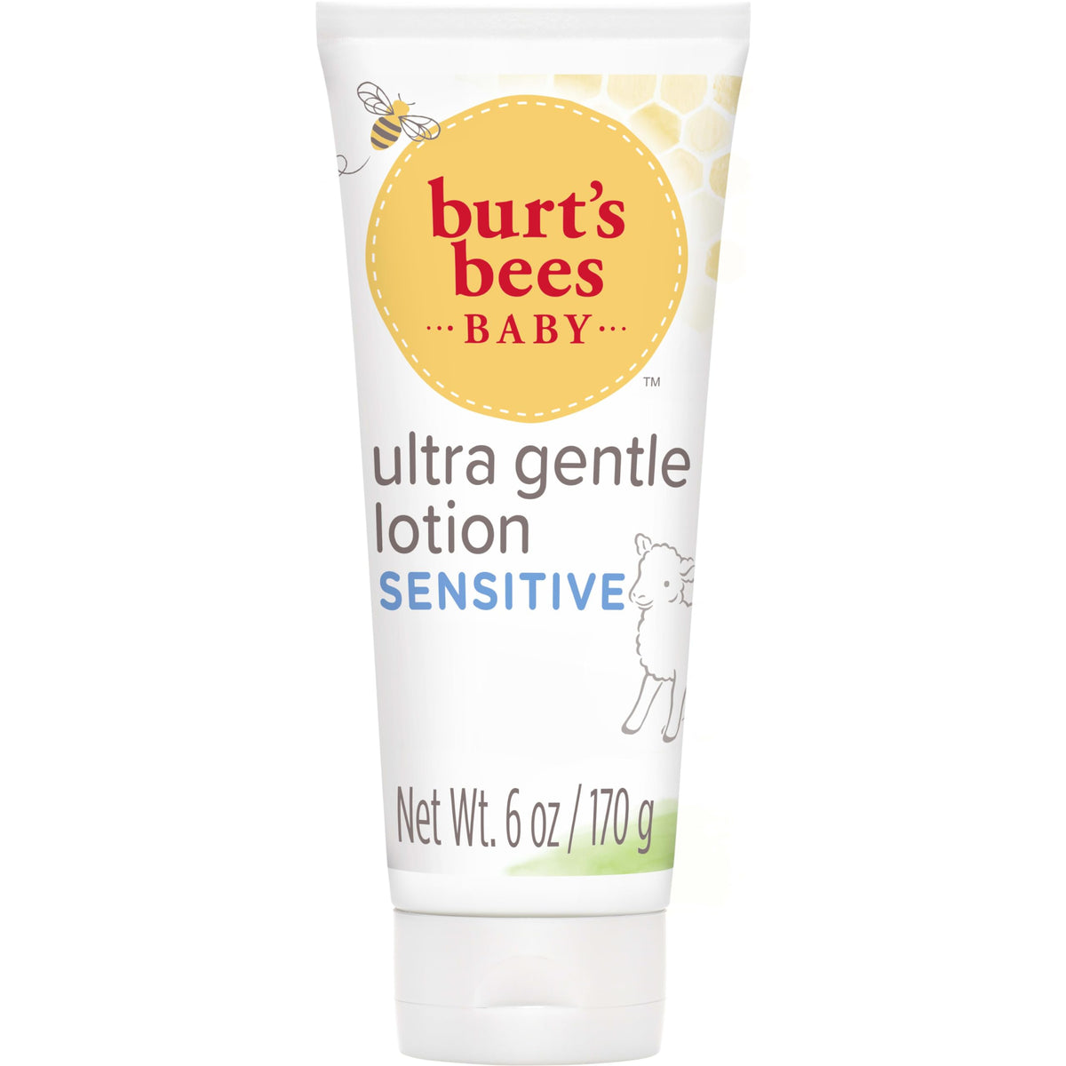 Burts Bees Baby Ultra Gentle Lotion with Aloe for Sensitive Skin  Pediatrician Tested  990 Natural Origin  6 Ounces