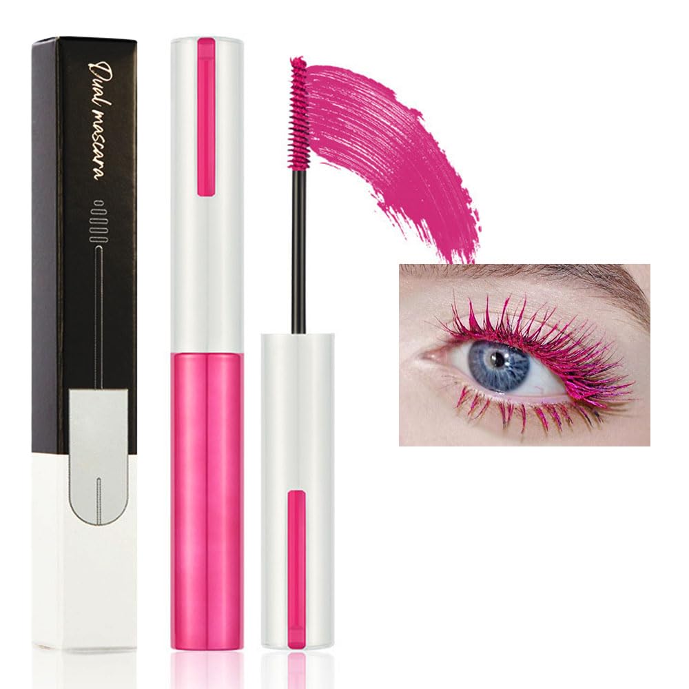 Bingbrush Colored Waterproof Mascara Set, 1Oz Berry Color, Vegan & Cruelty-Free Eye Makeup