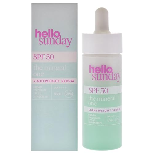 Hello Sunday The Mineral One Lightweight Serum Spf 50 - 1.01 Oz Cranberry For Women