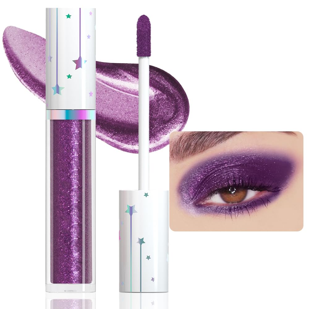 Evpct Liquid Glitter Eyeshadow Stick, High Pigment Waterproof Eyeliner, 15# Honey Flower