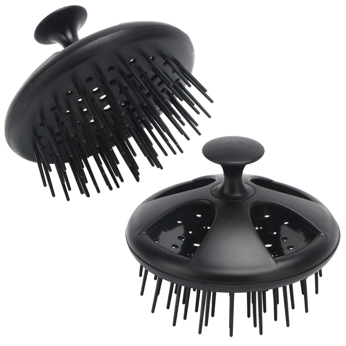 Segbeauty Dandruff Brushes 2Pcs, Hard Bristle Scalp Massager For Curly Hair & Beard Care