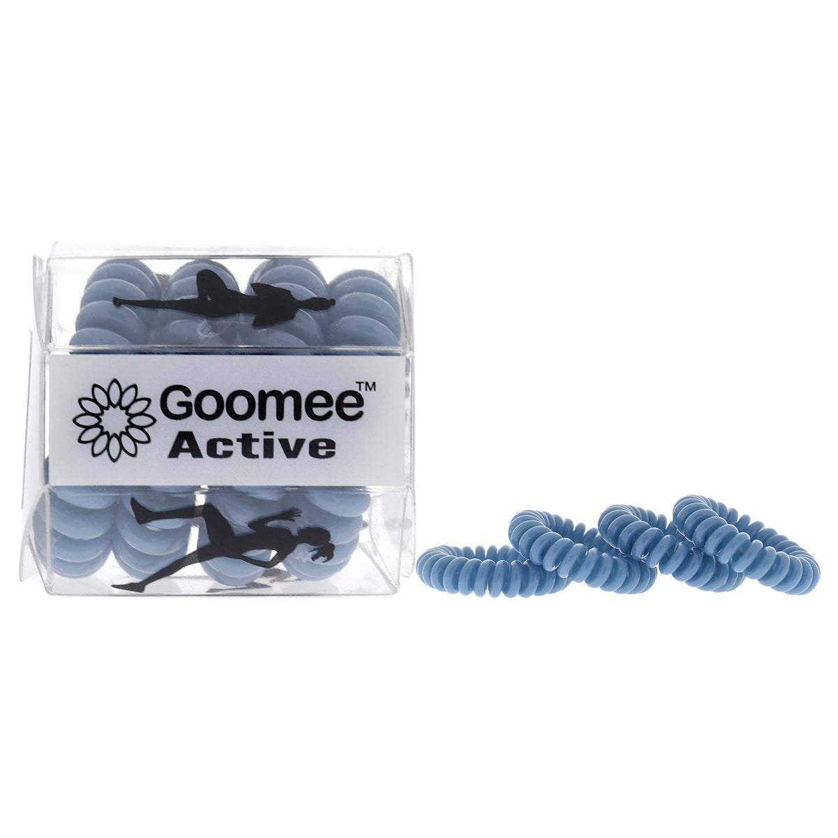 Goomee Active The Markless Hair Loop Set  Blue Olympic Waters Women 4 Pc