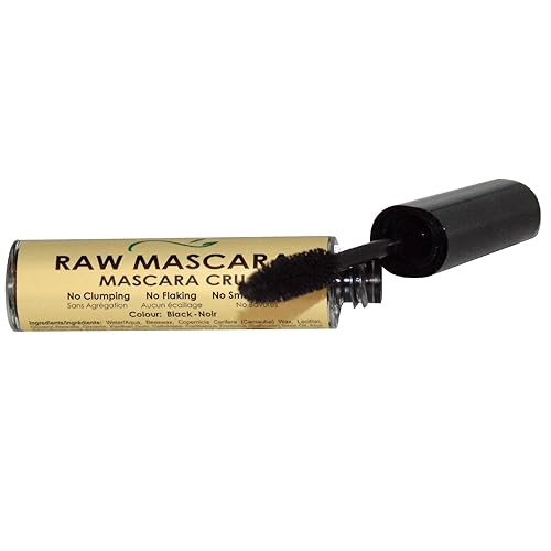 Earth Lab Cosmetics Raw Black Mascara, 10 Ml - Volumizing, Clump-Free Formula