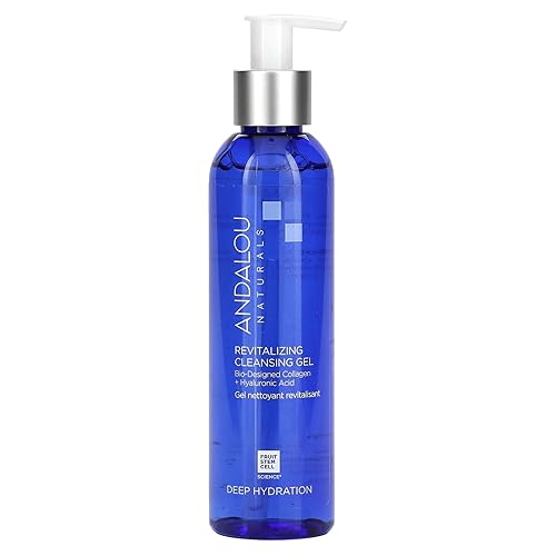 Andalou Naturals Revitalizing Deep Hydration Cleansing Gel, 6 Fl Oz - Moisturizing Face Wash