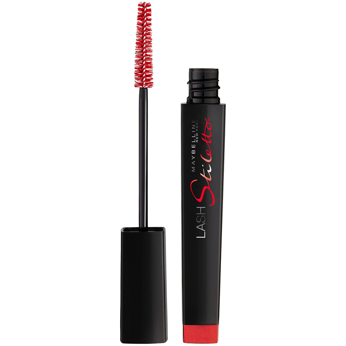 Maybelline Lash Stiletto Waterproof Mascara, Very Black, Ultimate Length, 0.22 Fl Oz