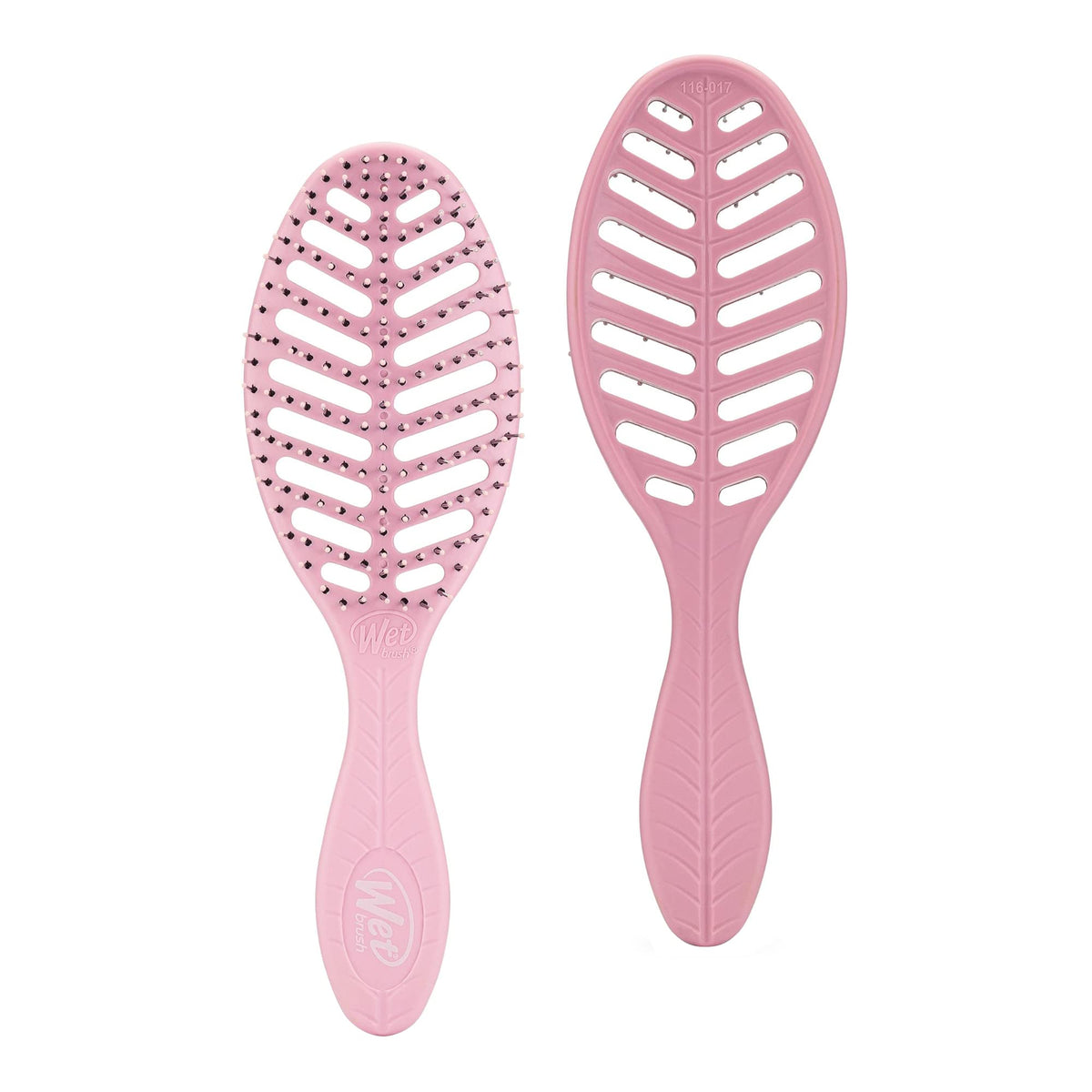 Wet Brush Speed Dry Hair Brush  Pink  Go Green Detangler  Vented Design  Ultra Soft HeatFlex Bristles  Ergonomic Handle Mana