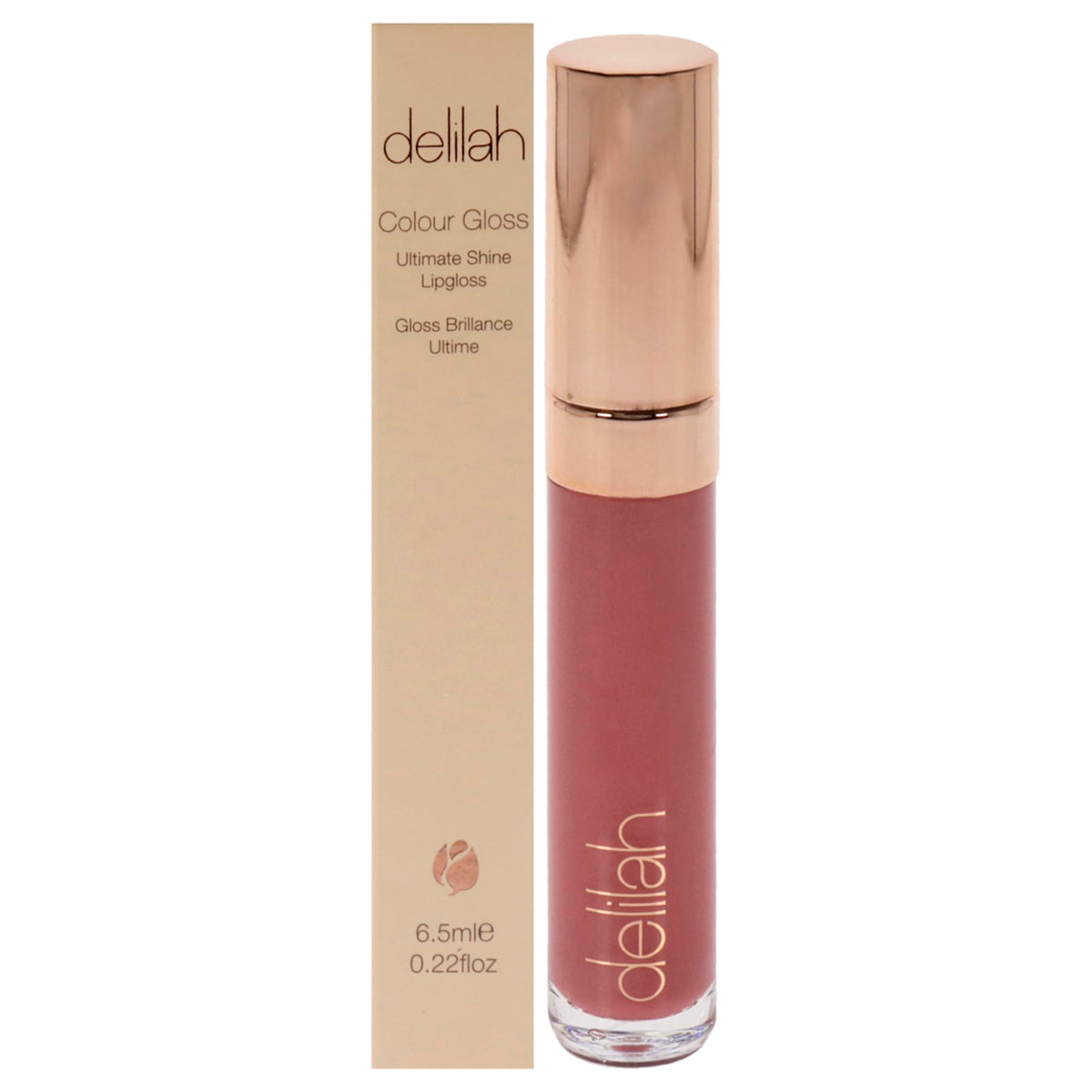 Delilah Ultimate Shine Lip Gloss, Modesty - Long Lasting, Hydrating, Vegan, 0.22 Oz