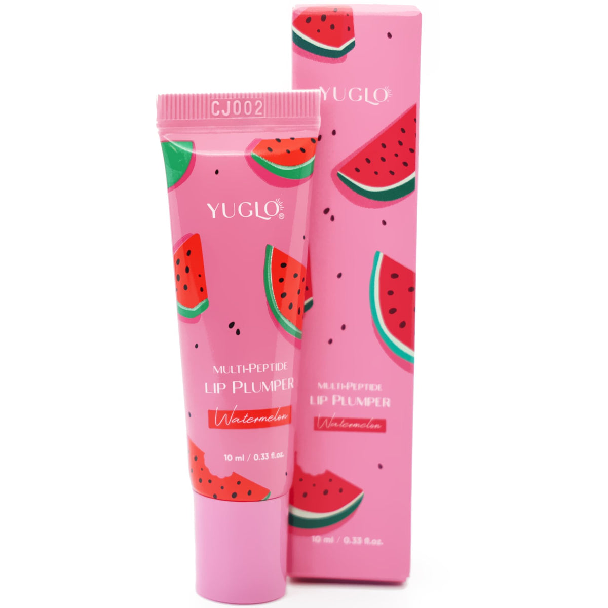 Yuglo Multi-Peptide Lip Plumping Treatment - Moisturizing Gloss For Smooth, Youthful Lips - Watermelon