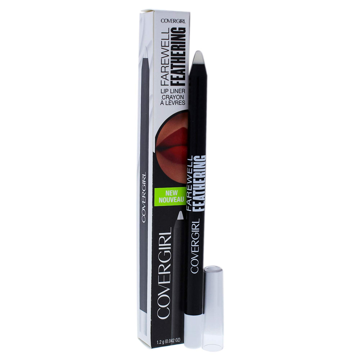 Covergirl Farewell Feathering Lip Liner, Clear, 0.04 Oz - Smooth Application, Pack Of 1