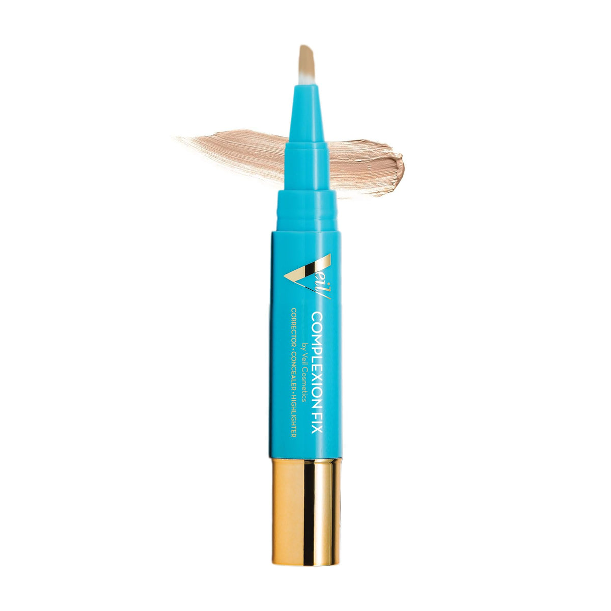 Veil Cosmetics Complexion Fix Concealer - Liquid Under Eye Concealer, Vegan, 3N Medium Neutral