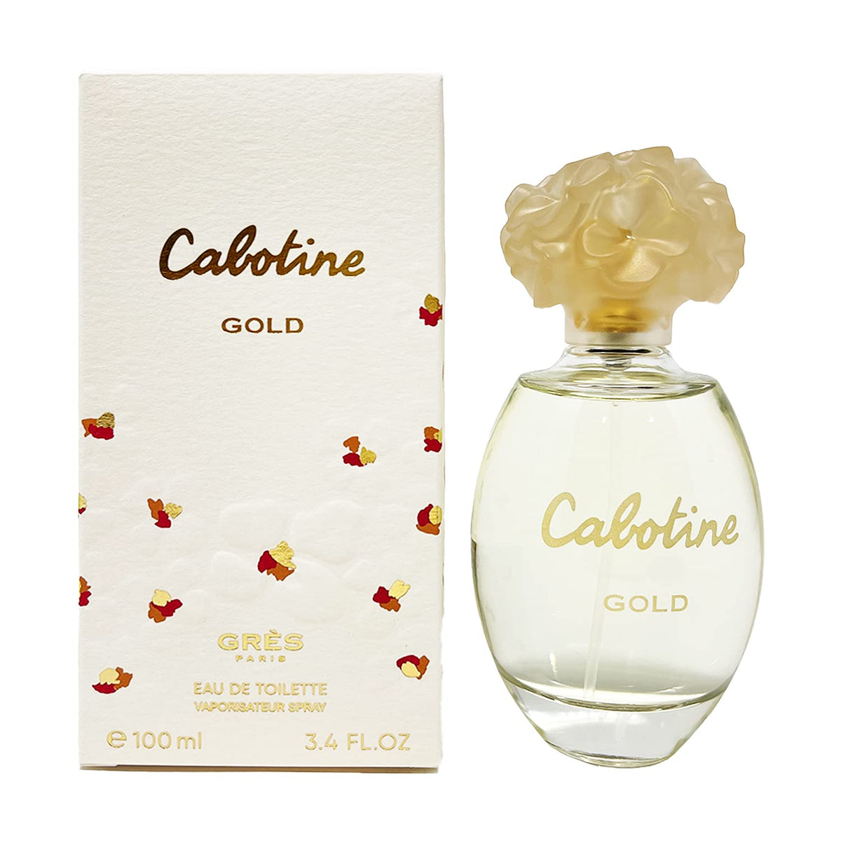 Cabotine Gold Eau De Toilette Spray By Gres, 3.4 Oz - Women'S Fragrance, Elegant Scent