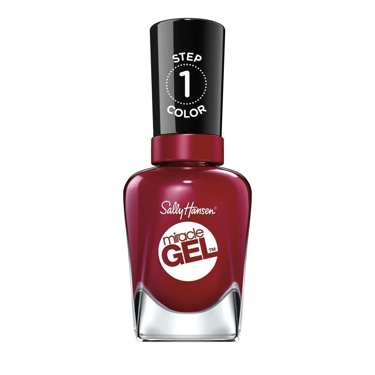 Sally Hansen Miracle Gel Nail Polish, Dig Fig, Long Lasting, No Uv Lamp, 0.5 Fl Oz